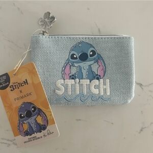 Primark Light Blue Disney Stitch Coin Purse NWT